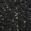 Black and Green Chunky Wool Sweater Knit - Detail | Mood Fabrics