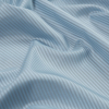 Light Blue and Gray Candy Striped Polyester Lining - Detail | Mood Fabrics