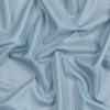 Light Blue and Gray Candy Striped Polyester Lining | Mood Fabrics