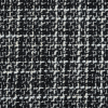 Black, White and Metallic Gold Polyester Tweed - Detail | Mood Fabrics