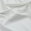 Pristine White Stretch Heavy Silk Crepe - Detail | Mood Fabrics