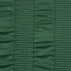 Green Quilted Coating with Striped Ribs - Detail | Mood Fabrics