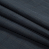 Blue Graphite Plaid Brushed Cotton Twill - Folded | Mood Fabrics