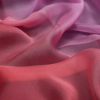 Red, Pink and Purple Ombre Silk Chiffon - Detail | Mood Fabrics