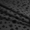 Black Satin-Faced Abstract Stretch Jacquard - Folded | Mood Fabrics