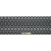 Black and Ivory Geometric Polyester Crepe - Full | Mood Fabrics