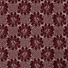 Wine Floral Stretch Crochet Lace | Mood Fabrics