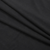 Black Double Sided Brushed DTY Jersey - Folded | Mood Fabrics