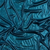 Metallic Teal Textured All-Over Foil Knit | Mood Fabrics