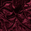 Dark Burgundy Stretch Crushed Velour | Mood Fabrics