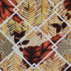 Yellow and Orange Leafy Tropical Organic Viscose Batiste | Mood Fabrics