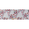 Pink and Gray Floral Digitally Printed Organic Mercerized Cotton - Full | Mood Fabrics