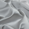 Silver Textural Polyester Satin - Detail | Mood Fabrics
