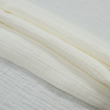 Ivory Double Cotton Gauze - Folded | Mood Fabrics
