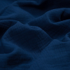 Royal Blue Double Cotton Gauze - Detail | Mood Fabrics