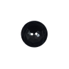 Italian Black 2-Hole Plastic Button - 24L/15mm | Mood Fabrics
