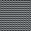 Black and White Zig Zag Printed Polyester Jersey | Mood Fabrics