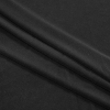 Black Stretch Matte Polyester Jersey - Folded | Mood Fabrics
