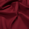 Brick Red Stretch Polyester Woven - Detail | Mood Fabrics