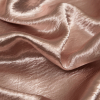 Luminous Adobe Rose Wrinkled Polyester - Detail | Mood Fabrics