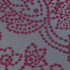 Red and White Paisley Printed Mesh - Detail | Mood Fabrics