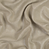 Oatmeal Medium Weight Linen Woven with Metallic Silver Foil | Mood Fabrics