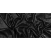 Black Medium Weight Linen Woven with Metallic Silver Foil - Full | Mood Fabrics