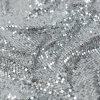 Mood Exclusive Silver Tubular Chainmail Fabric - Detail | Mood Fabrics