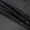 Mood Exclusive Black Tubular Chainmail Fabric - Folded | Mood Fabrics