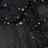 Mood Exclusive Black Tubular Chainmail Fabric - Detail | Mood Fabrics