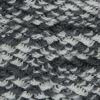 Gray and White Wool Knit with Zig Zag Loops - Detail | Mood Fabrics
