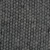 Gray Chunky Wool Knit with Brushed Back - Detail | Mood Fabrics