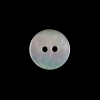 Italian Iridescent Flat Mother of Pearl Button - 26L/16mm | Mood Fabrics