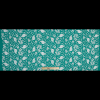 Teal and White Floral Embroidered Voile - Full | Mood Fabrics