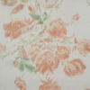 Blush Floral Printed Silk Charmeuse - Detail | Mood Fabrics