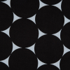 Black and White Polka Dot Stretch Cotton Canvas - Detail | Mood Fabrics