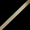 Metallic Gold Jacquard Ribbon - 1 | Mood Fabrics