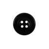 Black Plastic Anchor 4-Hole Button - 32L/20mm - Detail | Mood Fabrics