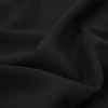 Black Two-Ply Stretch Virgin Wool Crepe Suiting - Detail | Mood Fabrics