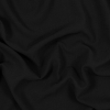 Black Two-Ply Stretch Virgin Wool Crepe Suiting | Mood Fabrics