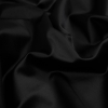 Jason Wu Black Satin with Dark Navy Twill Backing - Detail | Mood Fabrics