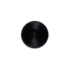 Italian Black Beveled Shank Back Button - 24L/15mm - Detail | Mood Fabrics