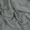 Heather Gray Fleece-Backed Stretch Cotton Knit | Mood Fabrics