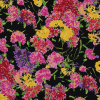 Vibrant Floral Stretch Cotton Sateen | Mood Fabrics