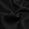 Edun Black Stretch Viscose Crepe - Detail | Mood Fabrics