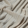 Vanilla Ice Pleated Velour - Detail | Mood Fabrics