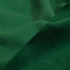 Forest Green Fleece-Backed Stretch Cotton Knit - Detail | Mood Fabrics
