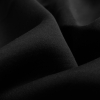 Italian Charcoal Thick Wool Double Knit - Detail | Mood Fabrics