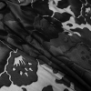 Famous NYC Designer Black Silk and Rayon Burnout - Folded | Mood Fabrics