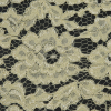 Famous NYC Designer Yellow Corded Floral Lace with Scalloped Edges - Detail | Mood Fabrics